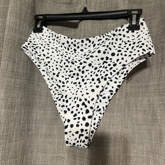 Zaful Womens Dalmatian High Waisted Bikini Bottom - Picture 3 of 8